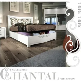 vaccari cav giovanni Bettgestelle 140 x 200 cm Weiß
