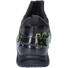 Kempa Unisex Attack Mid Sport-Schuhe, schwarz/Fluo gelb, 42 EU