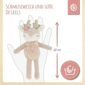 Bieco Reh Ella 22 cm Beige/Rosa