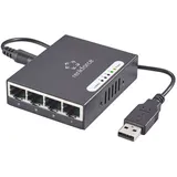 Renkforce RF-4270245 Netzwerk Switch 4 Port 1000 MBit/s USB-Stromversorgung