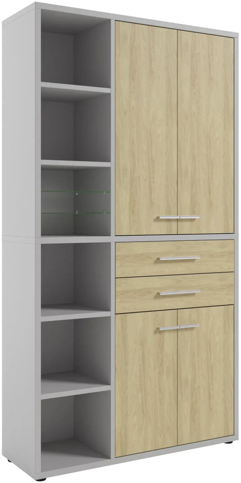 Manjana Aktenschrank Kombination TEXAS - B/H/T ca. 116,50x215,40x40,00