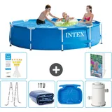 Frame Pool Rund - 305x76 Cm - 7-teilig  S144