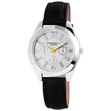 Donna Kelly Damenuhr Armbanduhr Kunstlederband schwarz Analog Quartzwerk Chronolook