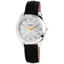 Donna Kelly Damenuhr Armbanduhr Kunstlederband schwarz Analog Quartzwerk Chronolook