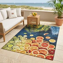 Sansibar In- & Outdoorteppich Rantum Beach SA-004 multicolor 60 x 100 cm