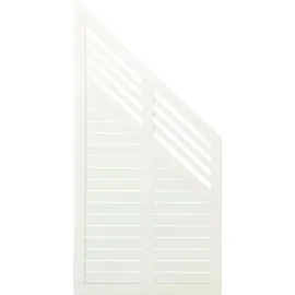 Plus Zaun Decora 90 x 180/95 cm weiß