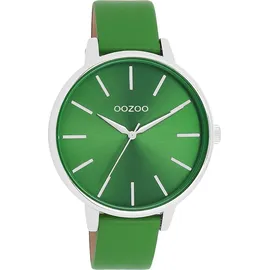 Oozoo Damen Armbanduhr Timepieces Analog Leder grün UOC11297 | Grün