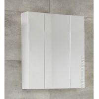 trendteam smart living - Spiegelschrank Spiegel - Badezimmer - Monte - Aufbaumaß (BxHxT) 60 x 74 x 18 cm - Farbe Weiß - 195640501