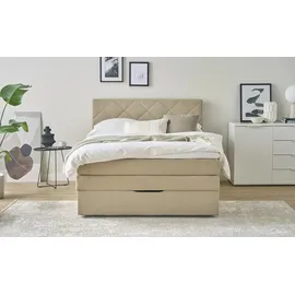 Möbel Kraft Boxspringbett 152 x 116 cm Beige