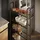Vicco Rollregal Rolivo 58 x 15 x 129,5 cm Schwarz