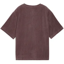 Puma Elevated Relaxed Velour Rib Tee Rosine XS