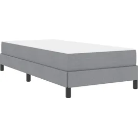 vidaXL Boxspringbett 100 x 200 cm Hellgrau
