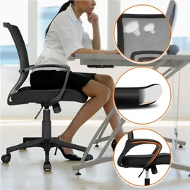 Yaheetech Bürostuhl Schreibtischstuhl ergonomischer Drehstuhl Chefsessel für Büro - Yaheetech