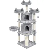 Kratzbaum Groß XXL deckenhoch Katzenbaum Kletterbaum Stabil Sisal 174/193 cm