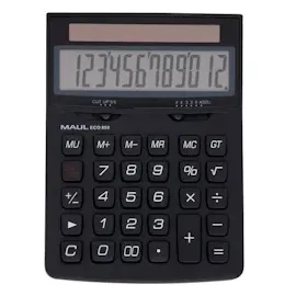 Maul Tischrechner ECO 850 Schwarz