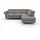 sit&more Ecksofa SIT & MORE "Vincenzo L-Form", grau (steelgrau), B:245cm H:84cm T:193cm, Sofas, Ecksofa, inklusive Kopfteilverstellung, wahlweise mit Bettfunktion, Bettkasten