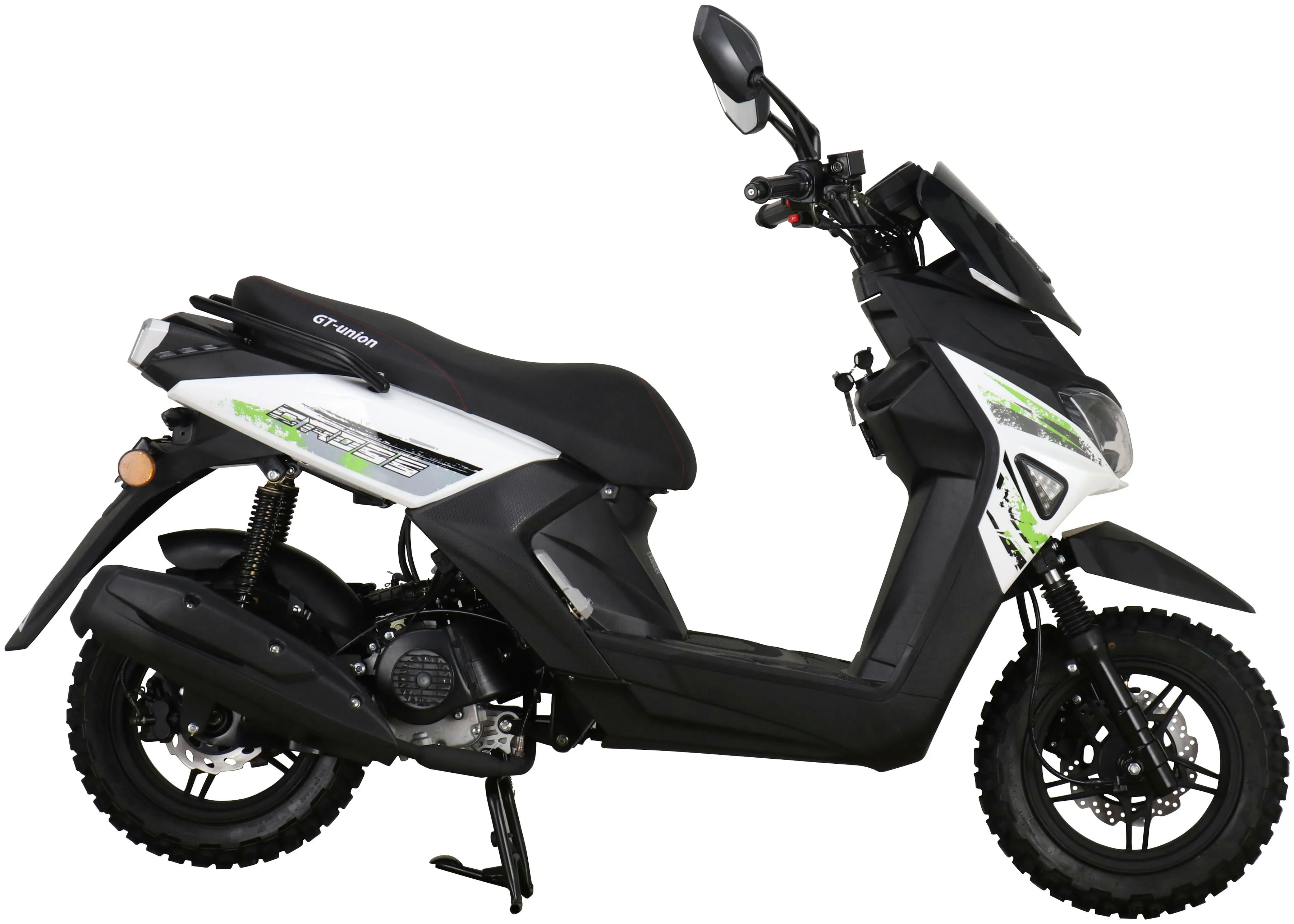 Motorroller GT UNION "PX 55 Cross-Concept 2.0 50-45" & Mofas grün (weiß, grün) Motorroller