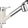 Blanco Wega II Einhebelmischer softweiß matt/chrom