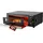 Vevor elektrischer Pizzaofen, 30 cm Tischpizzaofen 25-300 °C, 1450 W, Pizzaofen mit Zeit- und Temperaturregelung & zwei Heizrohren, Grillrost, für Küche und Gastronomie