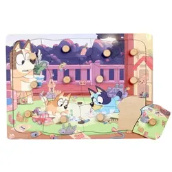 BLUEY Holzpuzzle, 12 Teile