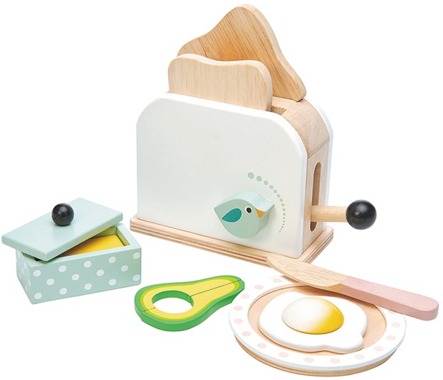Spielküchen-Gerät Toaster Mit Zubehör