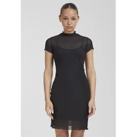 URBAN CLASSICS Shirtkleid Schwarz 34