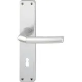 HOPPE Langschildgarnitur Birmingham 1117/202SP Alu. F1 OB 72mm DIN L/R