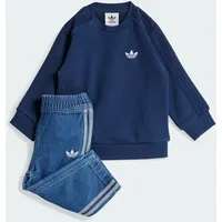 Adidas Denim Kids Set - Medium Blue Denim /