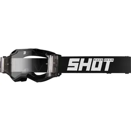 Shot Assault 2.0 Solid With Roll Off Offroad-brille - Black Glossy - Clear/CAT0
