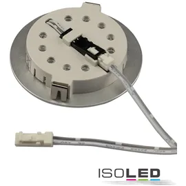 ISOLED LED Möbeleinbaustrahler MiniAMP silber, 3W, 24V DC weißdynamisch, dimmbar