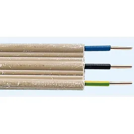 Stegleitung NYIF-J 3 x 1,5 - 5 Meter, beige