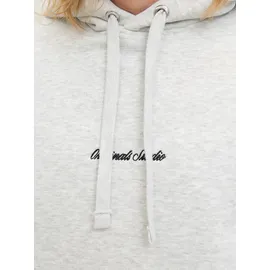 JACK & JONES Hoodie Grau/Weiß L