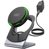 INIU Induktive Ladestation [15W, für MagSafe], Kompatibel mit iPhone 16/15 Pro Max/Plus iPhone 14/13/12, Wireless Charger Stand Schnellladen Effiziente Kühlung, kabelloses Ladegerät