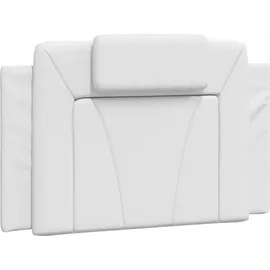 vidaXL Kopfteil-Kissen "Viana" Weiß 80 cm Kunstleder