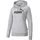 Puma Essentials Logo Hoodie Damen 04 light gray heather XS