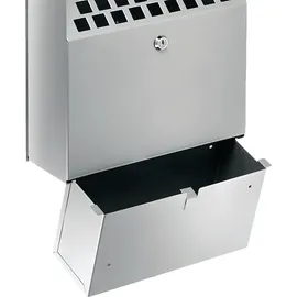 Durable Metall 4 Wandascher, Silber