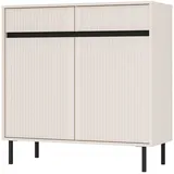Selsey Sideboard Osaka 100 x 100,2 x 40 cm Beige / Weiß