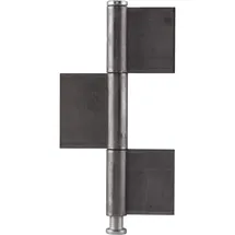 schwarte Konstruktionsband 3-teilig 230 x 50 x 4 mm, Stahl blank