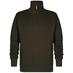 Standard Sweatshirt mit hohem Kragen 8014-136, Forest Green, Größe 2XL - grün - 2XL