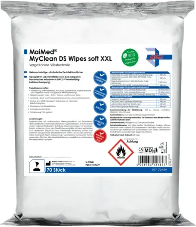 MaiMed | MyClean DS Wipes | soft XXL | 70 Blatt