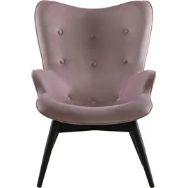 SalesFever Sessel, Höhe: 92 cm, rose/schwarz - rosa