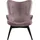 SalesFever Sessel, Höhe: 92 cm, rose/schwarz - rosa