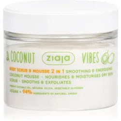 Ziaja Coconut Vibes Körperpeeling mit feuchtigkeitsspendender Wirkung 270 ml