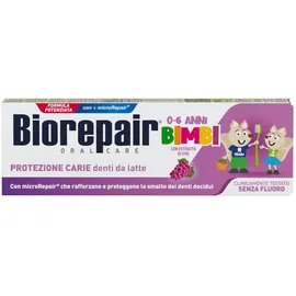BioRepair Kinderzahnpasta 0-6 Jahre ohne Fluorid Trauben-Geschmack 50 ml
