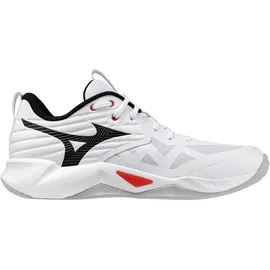 Mizuno Wave Momentum Pro Herren White/Black/Fiery Red 42,5
