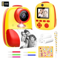 Neu Kinderkamera Sofortbildkamera WIFI 1080P Geschenk für Kinder+32GB TF Karte