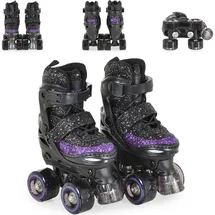 Byox Rollschuhe Sparkle, PU-Räder, verschiedene Größen, ABEC-5-Lager, PU-Bremse S 30-33