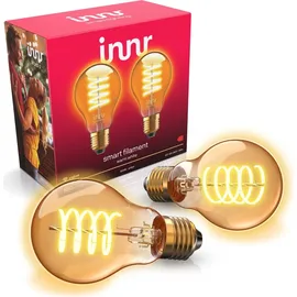 Innr Smart Lampe E27 550 lm 2 W warmweiß 2 St.