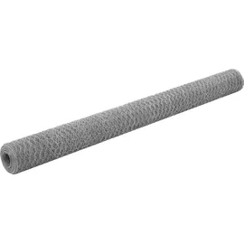 vidaXL Drahtzaun 250 x 150 cm Silber/Stahl