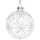 SIKORA Highlights 4er Set ausgefallene Christbaumkugeln aus klarem Glas besondere Weihnachtskugel Christbaumschmuck 8cm, Farbe | Modell:Modell Starry Night klar, Höhe in cm:8 cm